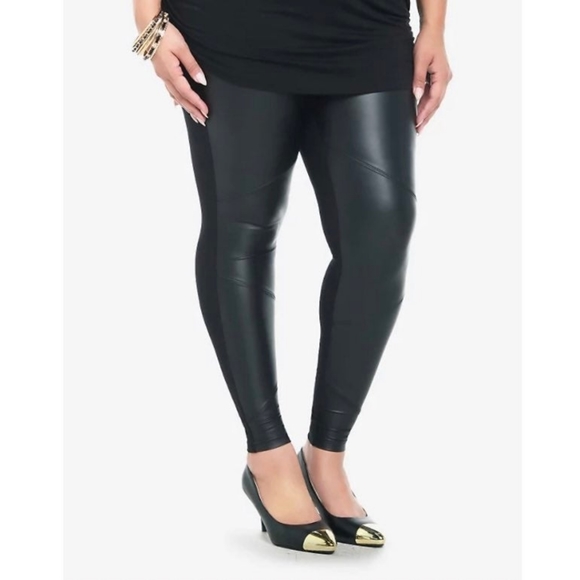 torrid Pants - Torrid faux leather leggings size 2